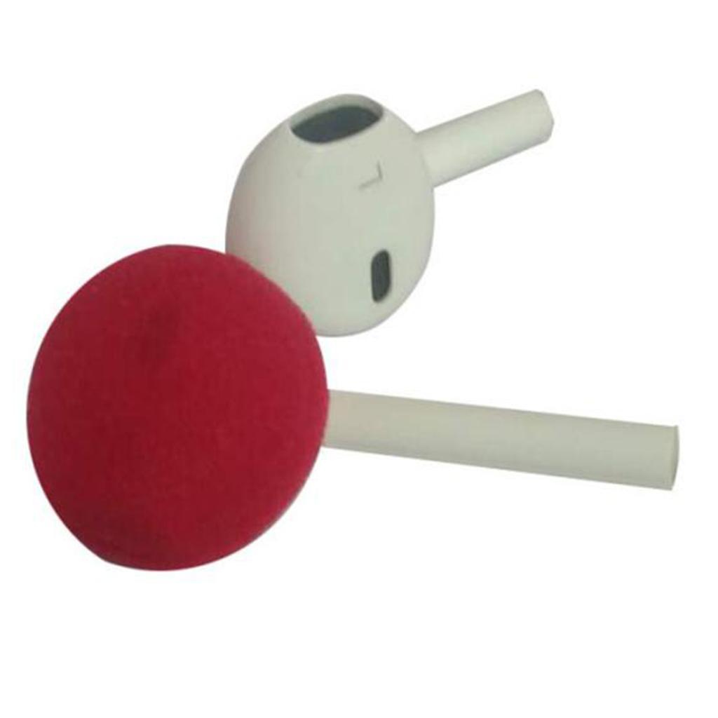 10 Pcs Foam Ear Pad Cover Earphone Earbud Anti-slip for red