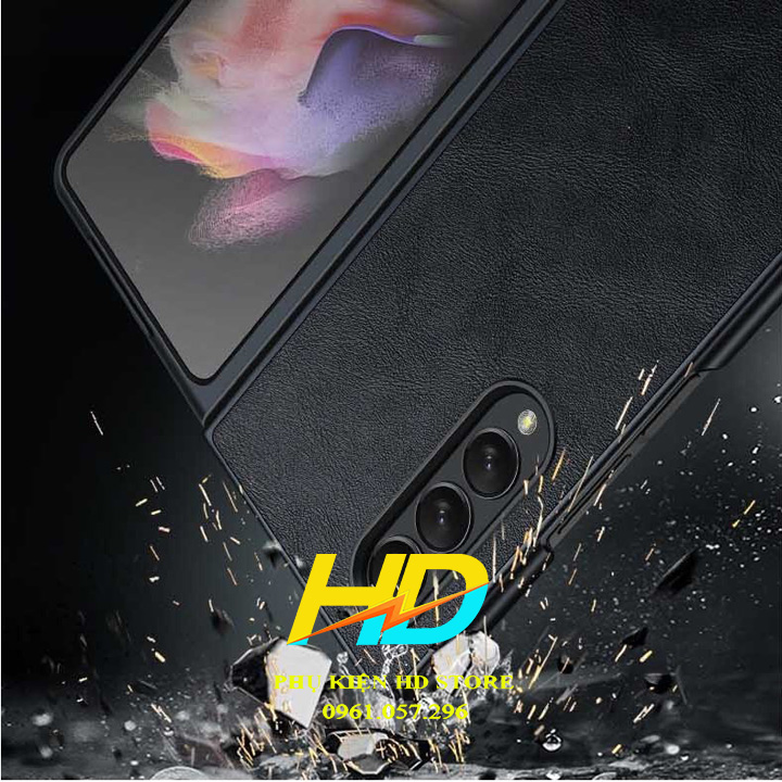 Ốp Lưng Da Dành Cho Samsung Galaxy Z Fold4 5G Chính Hãng SULADA Sang Trọng, Quý Phái - Hàng Chính Hãng