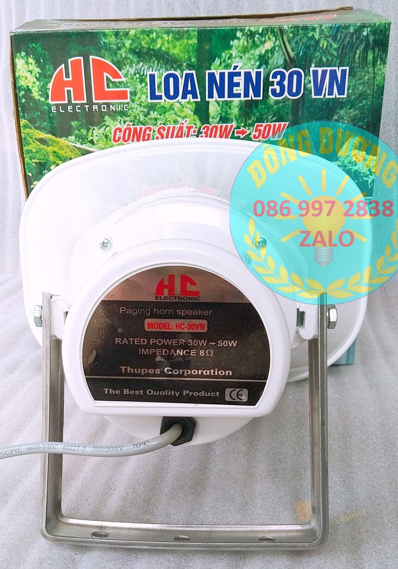 LOA NÉN - PHÓNG THANH HC 30W - VÀNH NHỰA - HÀNG CHÍNH HÃNG