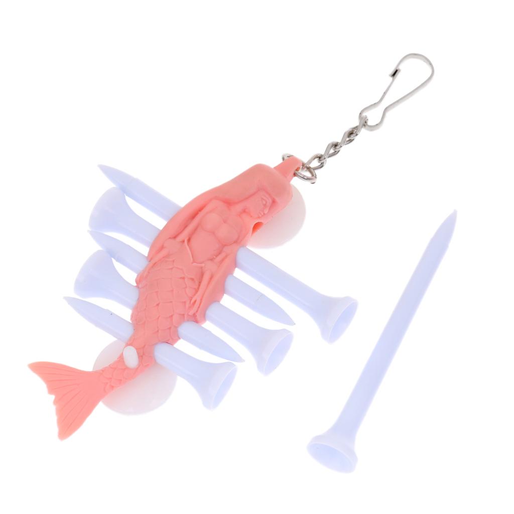 Golf Tee Holder with Tees Golf Key Chain