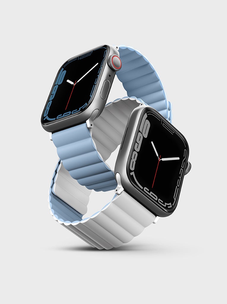 Dây đeo UNIQ Revix Reversible Magnetic Silicone Strap (38/40/41mm) cho Apple Watch 1~7/ SE - Hàng chính hãng