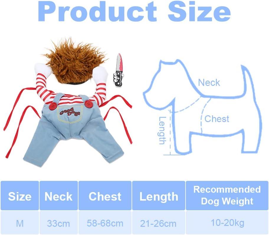 Mortal Doll Dog Trang Phục Chú Chó Ngộ Nghĩnh Trang Phục Halloween Cosplay Cho Chó Đảng Quần Áo Giáng Sinh Quần Áo Thú Cưng Cho Chó Con Và Vừa