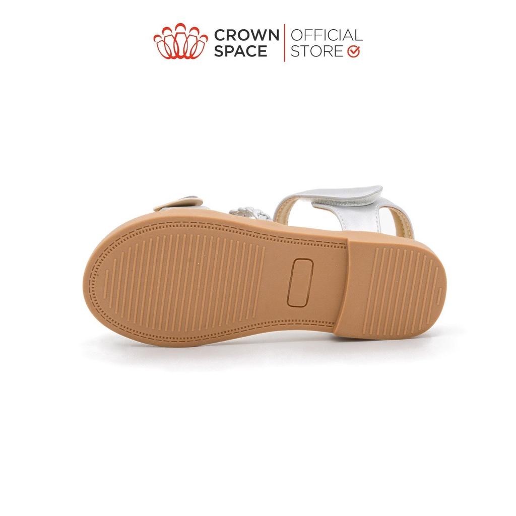 Sandal Đi Học Dành Cho Bé Gái Crown Space Cao Cấp CRUK7036 Size 24 đến 29