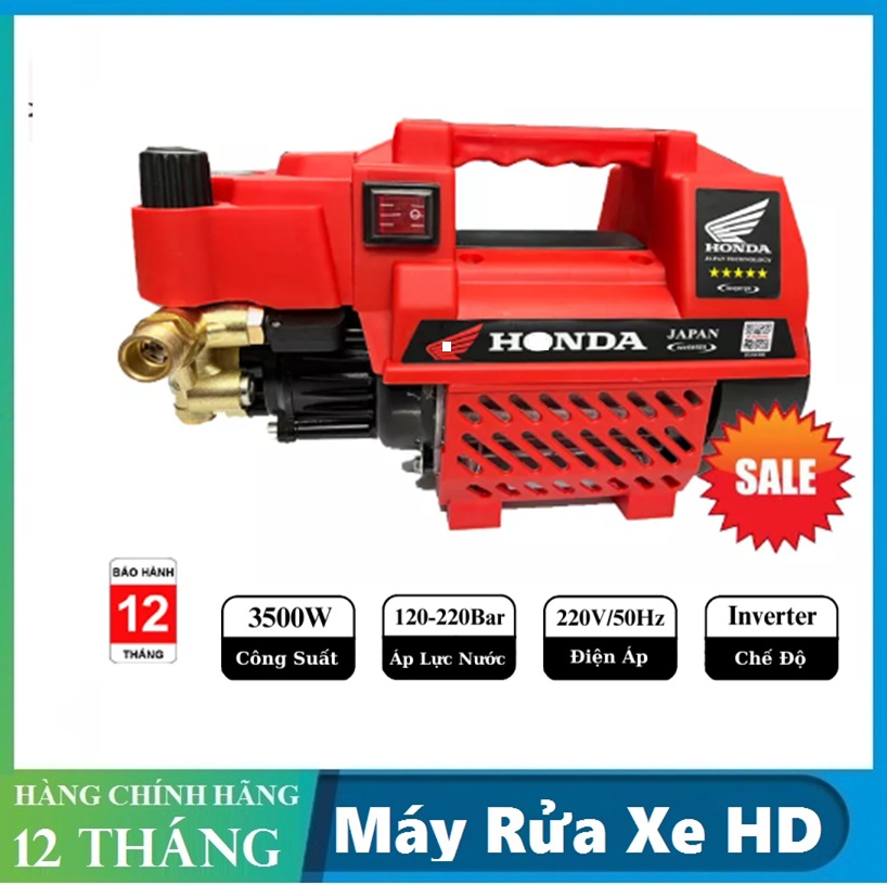 Máy rửa xe HondaH02B3500W Công suất 3500W Chỉnh Áp