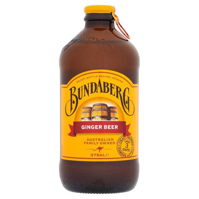 Nước trái cây có ga Bundaberg của Úc 375 ml - Vị gừng