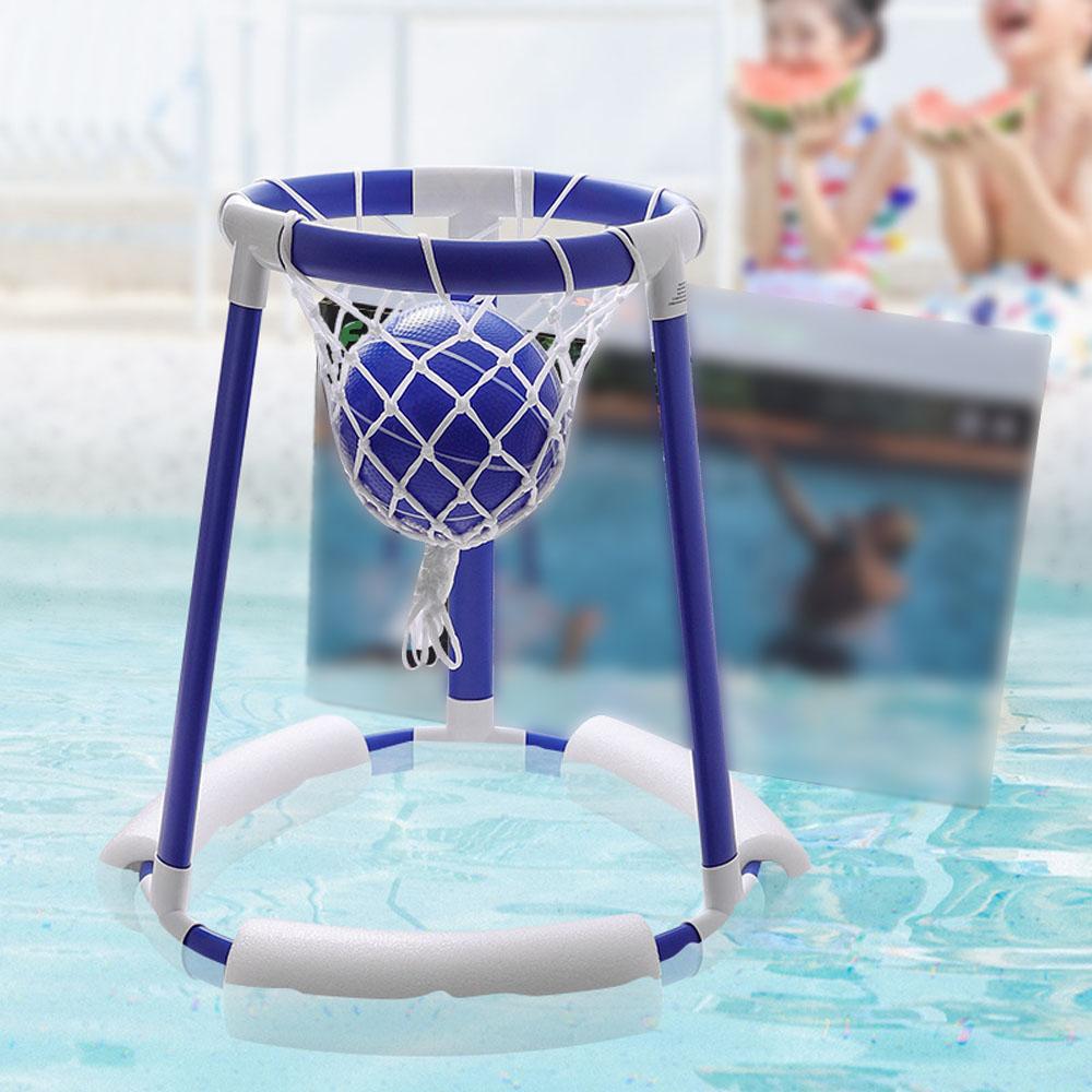 Đồ chơi bóng rổ gồm rổ ném bóng và bóng dạng bơm hơi tiện lợi để trong nhà cho trẻ em