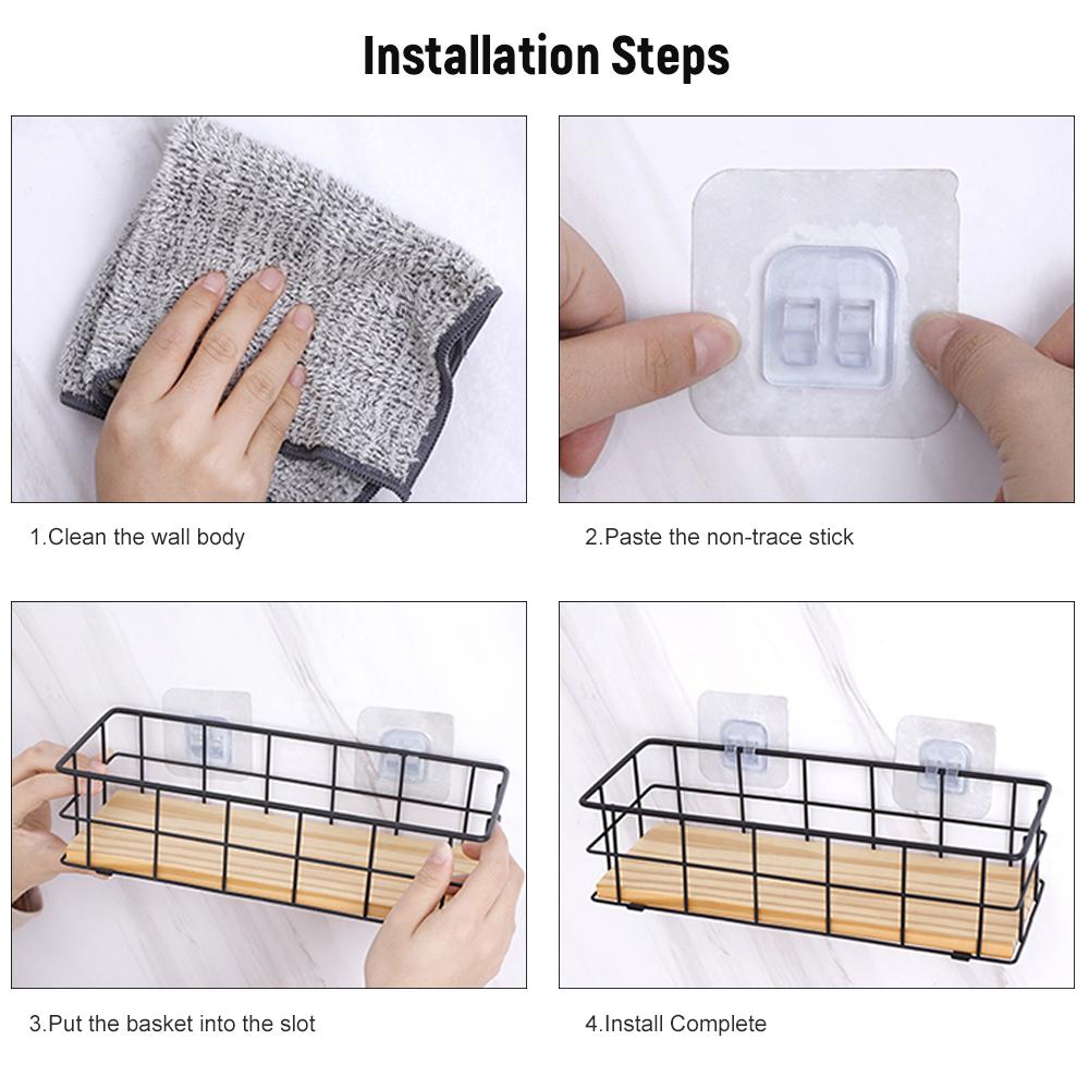 Kệ nổi treo tường được làm từ thép cacbon + gỗ thông,khả năng chịu lực lên đến 11 pound.thích hợp cho nhà bếp