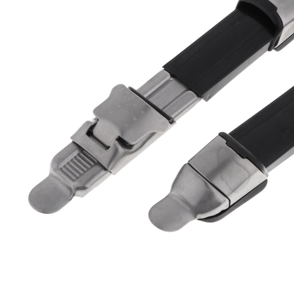 2pcs Metal Fishing Reel Seat Fishing Rod Clip Pole Fitted Deck DIY