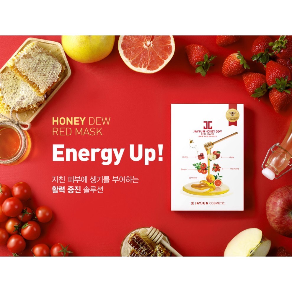 Mặt Nạ Mật Ong JAYJUN Honey Dew Red Mask 25ml