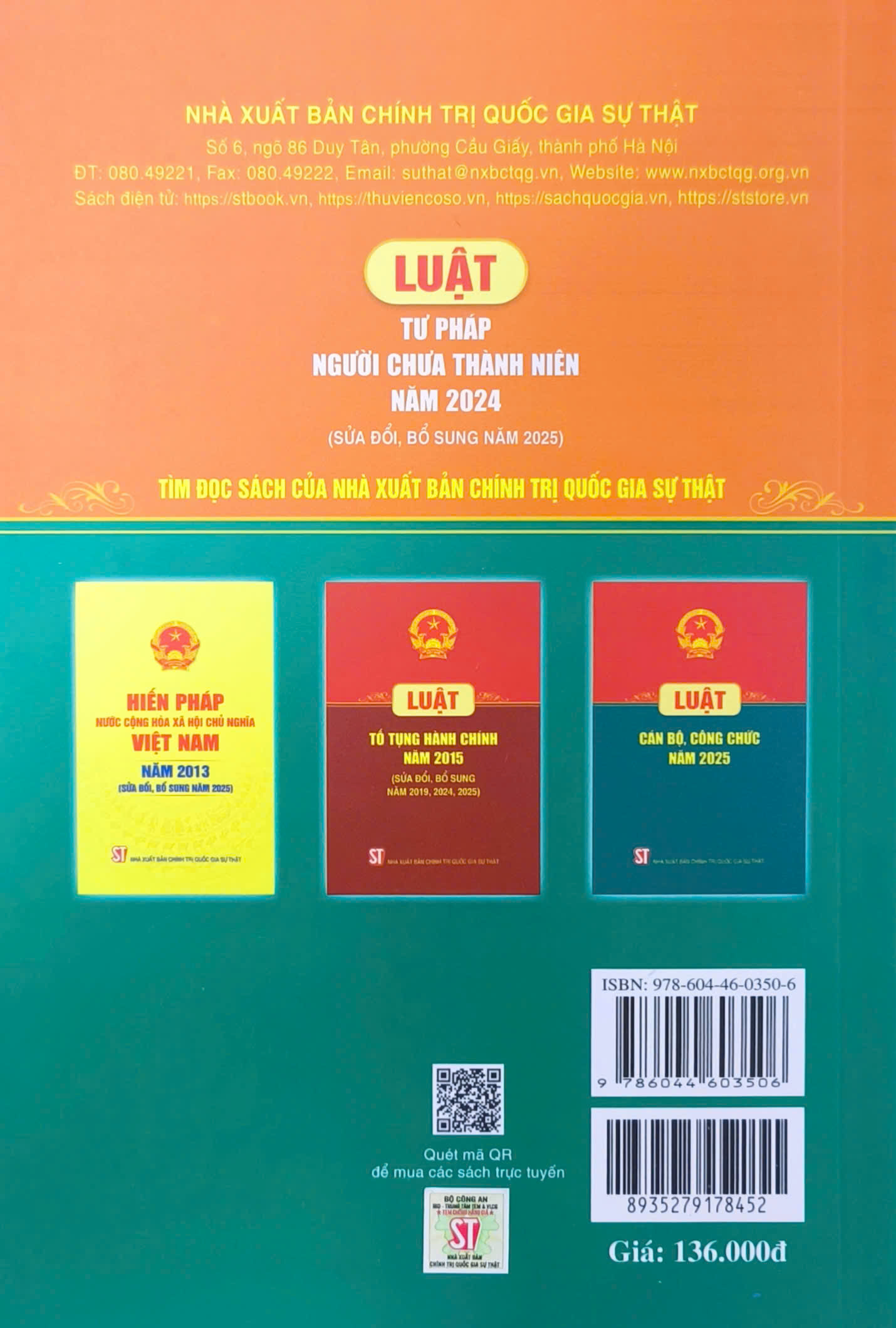 Luật Tư pháp người chưa thành niên năm 2024 (sửa đổi, bổ sung năm 2025)