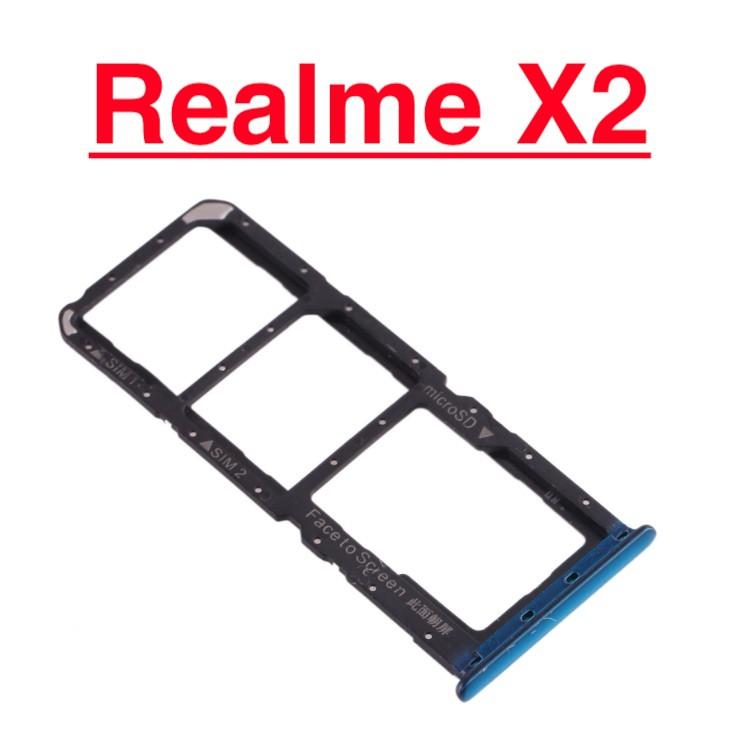 Khay Đựng Sim Thẻ Nhớ Cho Oppo Realme X2 Linh Kiện Thay Thế