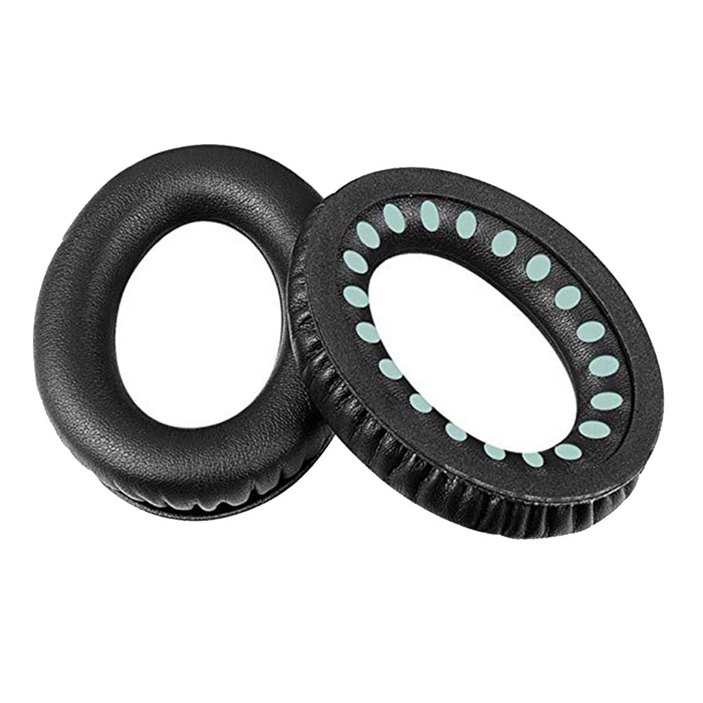 Premium Ear Pads Cushions Replacement Repair for Bose QC2 15 25 35 AE2 AE2i Headphone Black