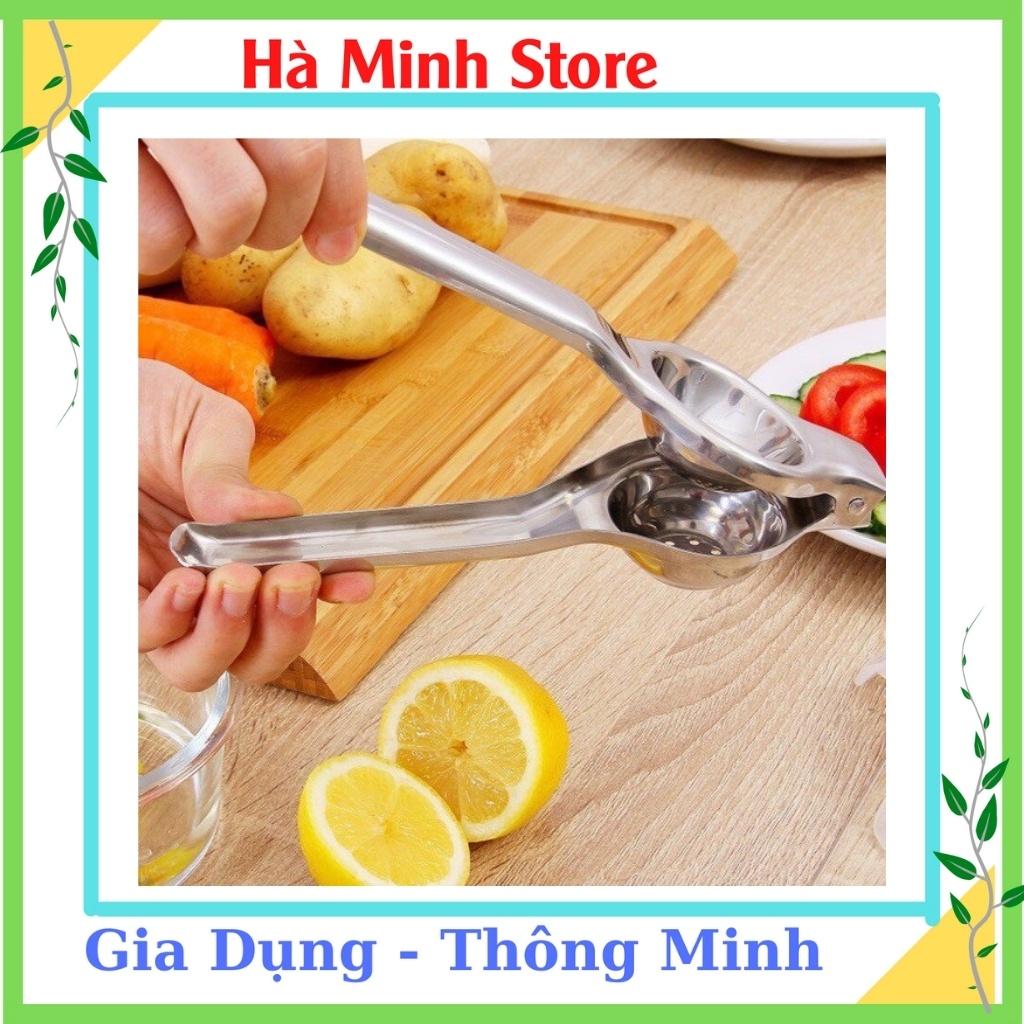 Dụng Cụ Vắt Chanh, Trái Cây Cầm Tay Bằng Inox 304 Siêu Bền, Vắt Là Sạch - Dụng Cụ Ép Chanh, Hà Minh Store