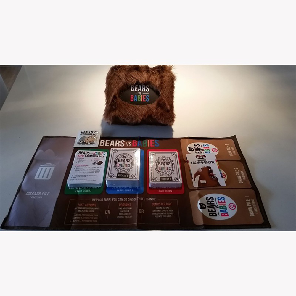 Card Game Bears Vs Babies Bộ thẻ bài trò chơi Đầu Gấu đại chiến Em Bé Board Game bóp nhau siêu bựa lầy