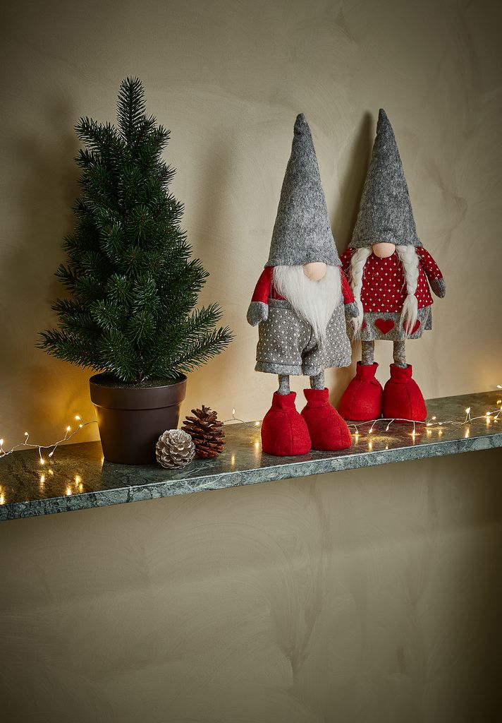Cây thông Noel | JYSK Muninn | xi măng/sắt | xanh lá/nâu | DK13xC48cm