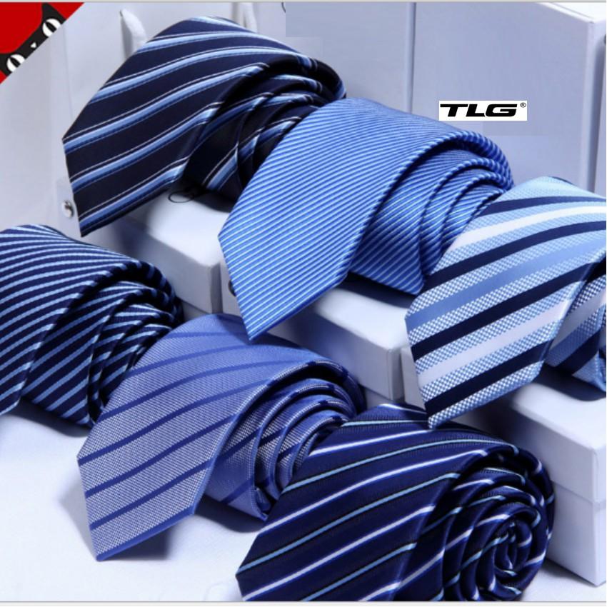 Cà vạt lụa TI bản vừa TI 009 1 tặng móc khóa da thật cao cấp M 550