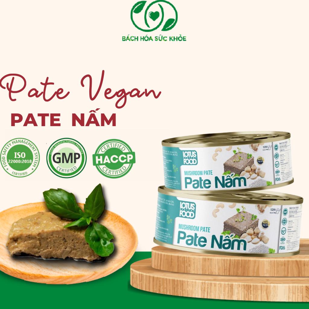 Pate đậu đỏ thuần hữu cơ LOTUS HFC 120g, pate chay hữu cơ chất mịn cung cấp chất dinh dưỡng khoáng chất