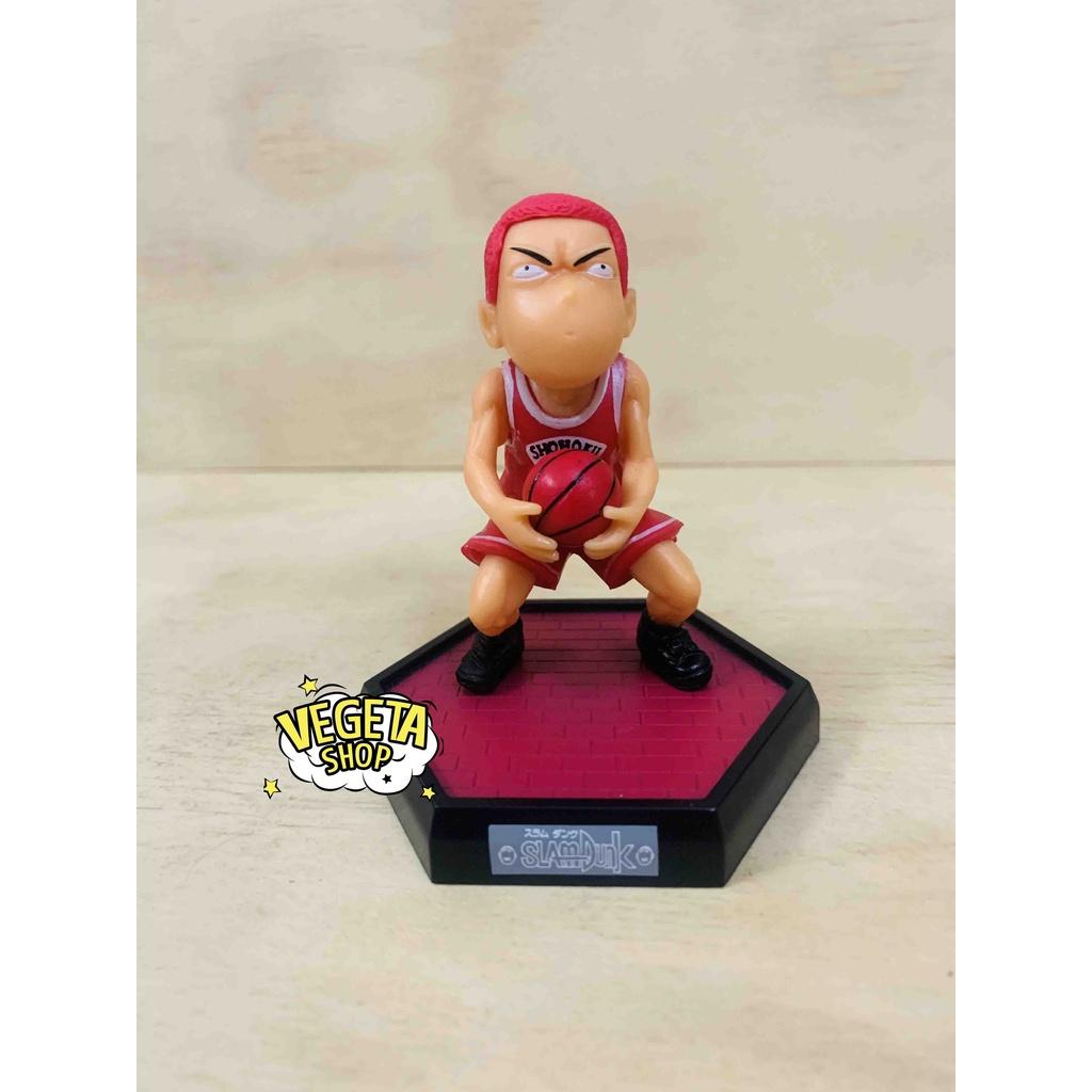 Mô hình Slam Dunk - Bóng rổ Slam Dunk - Trường Shohoku - Hanamichi Rukawa Akagi Mitsui Ryota - Cao 8~9cm