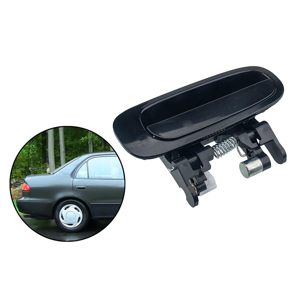 Exterior Rear Left Driver Side Door Handle for 98-02 TOYOTA COROLLA - Black