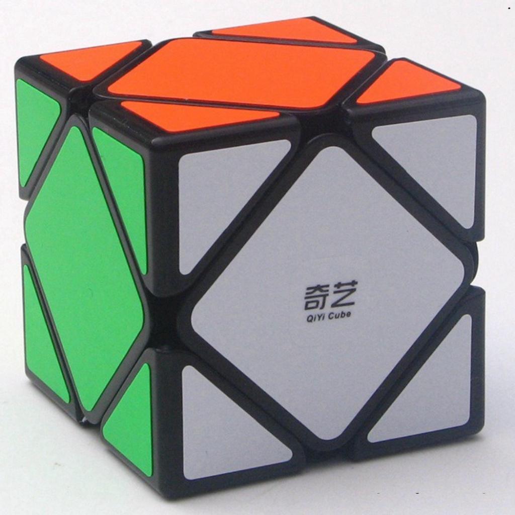 Rubik Biến Thể Skewb Qiyi Rubik QiCheng Skewb Viền Đen Xoay Mượt