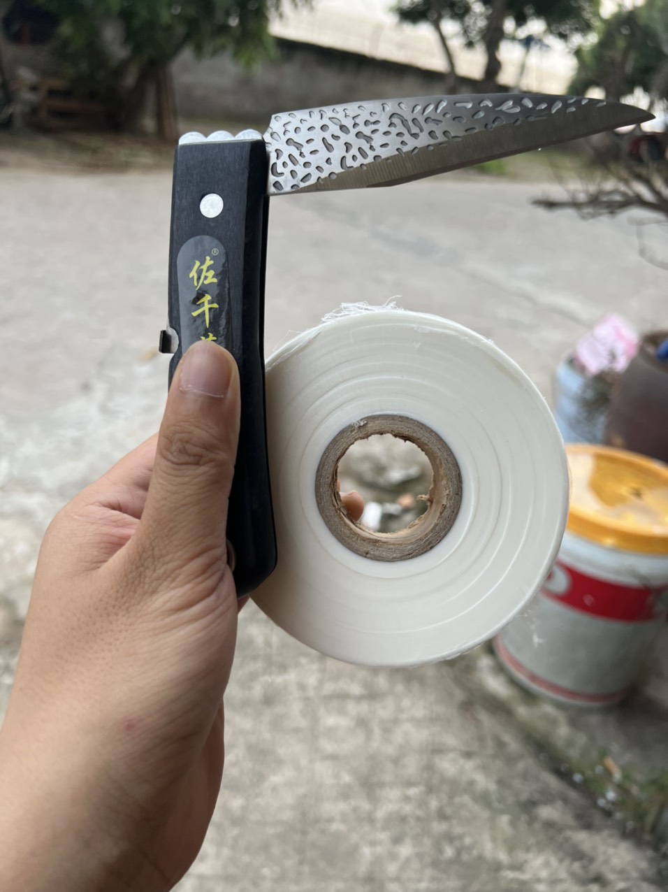 Bộ Sản Phẩm Ghép Cành Gồm 1 Dao Ghép Nhật Bản + 1 Cuộn Giấy Ghép Tự Hủy