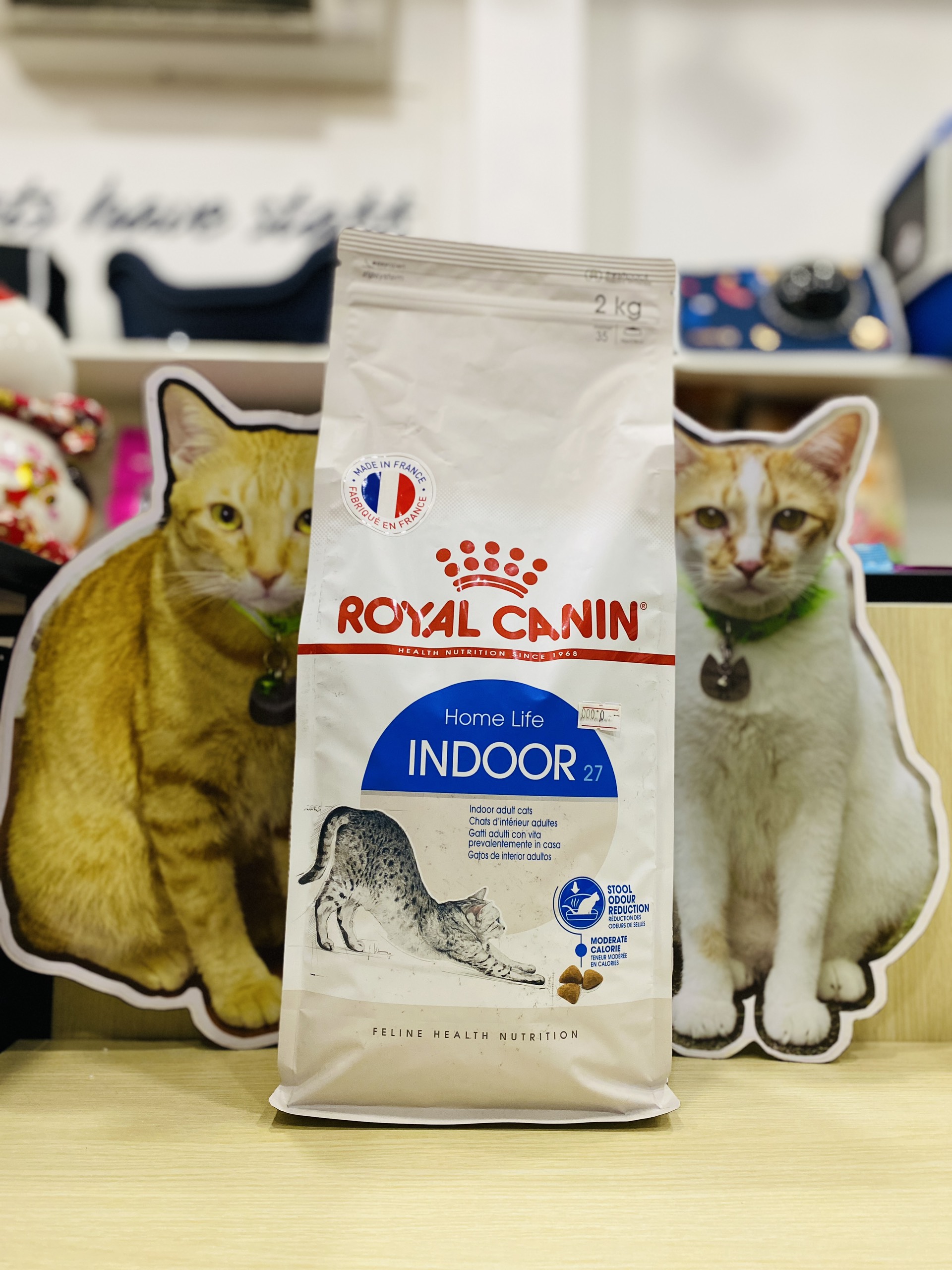 ROYAL CANIN Indoor 27 _Thức Ăn Hạt Cho Mèo Từ 1 - 7 tuổi [2KG] | Mèo Ít Vận Động