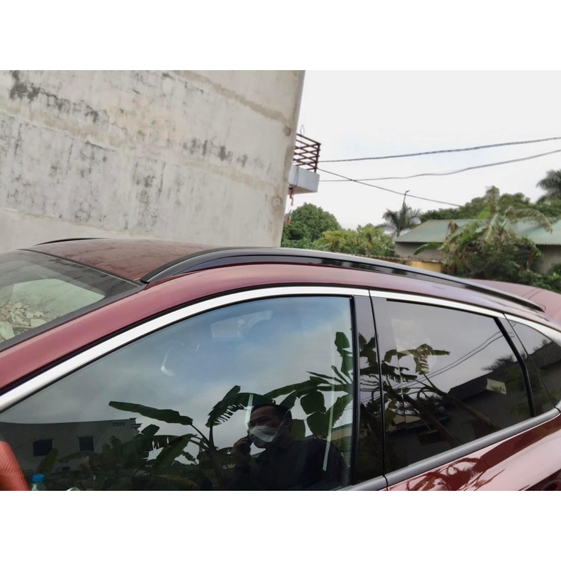 Bộ 2 thanh giá nóc xe Hyundai Tucson 2022 2023 Màu đen kiểu dáng thể thao cao cấp