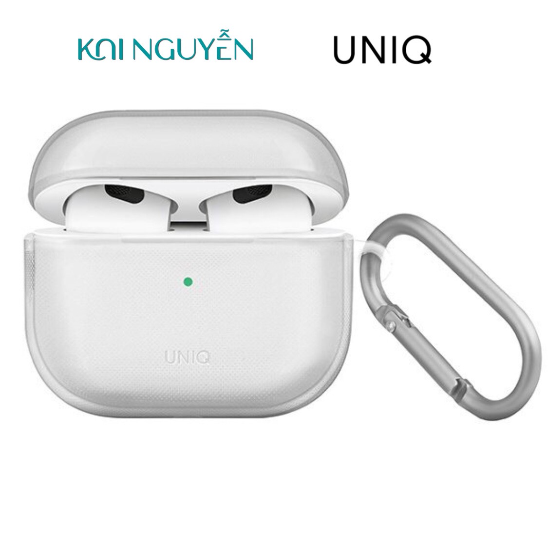 Ốp Case UNIQ Glase Hang (Siêu trong suốt) Dành Cho Airpods 3 -  Hàng Chính Hãng