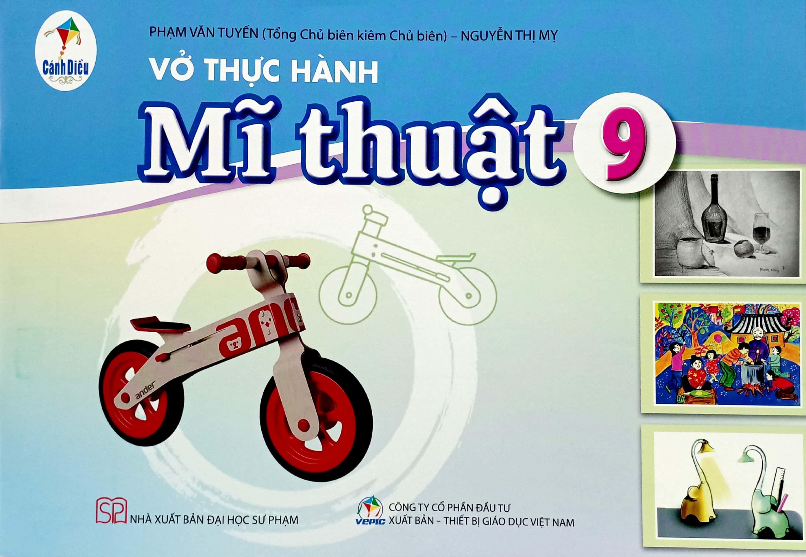 Vở Thực Hành Mĩ Thuật 9 (Cánh Diều) (Chuẩn)