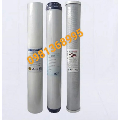 Bộ Lõi Lọc Nước Số 1,2,3 - 20 inch