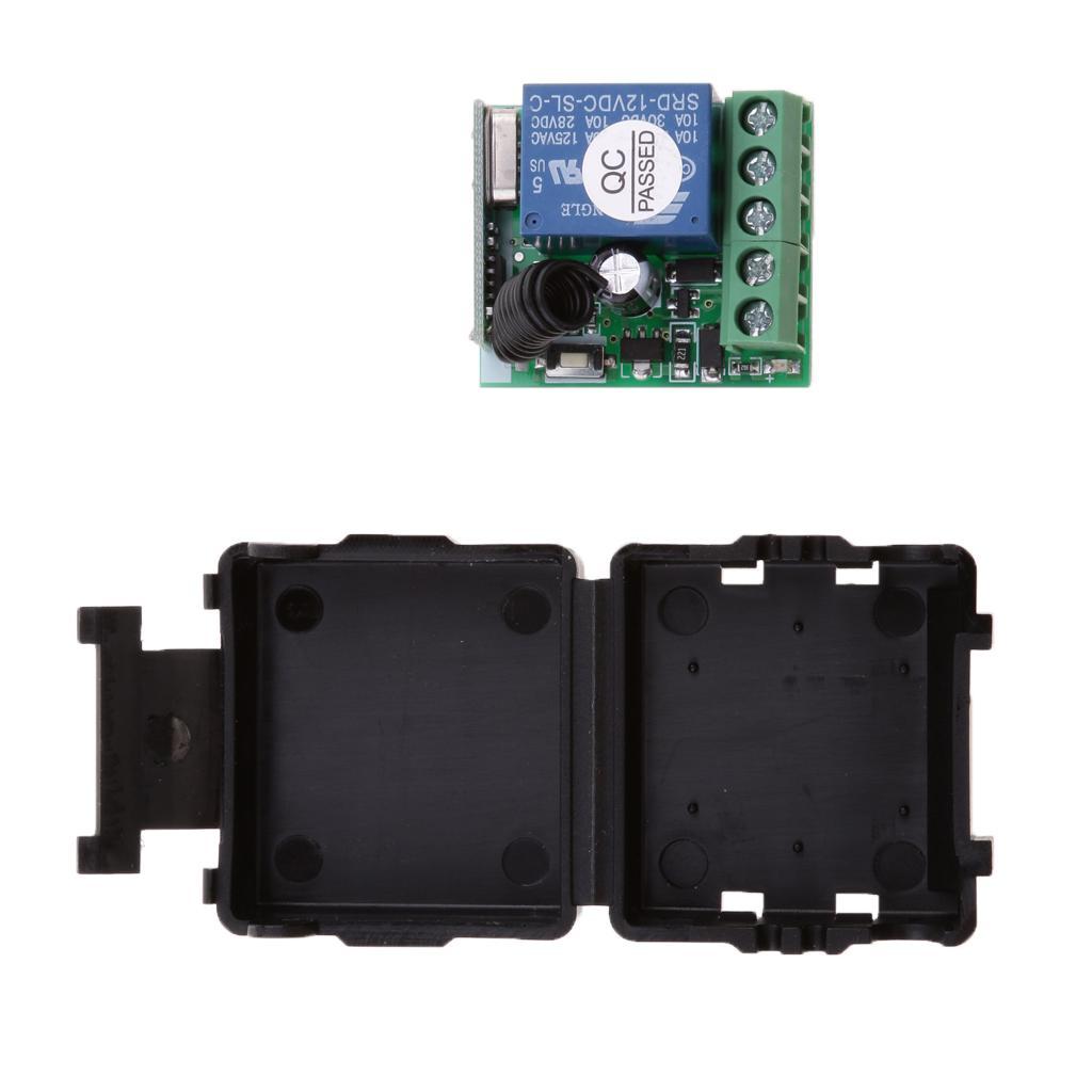12V Wireless Remote Control ON / OFF Switch Receiver Transmitter 433MHz