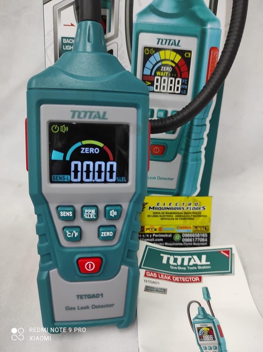 MÁY ĐO RÒ RỈ KHÍ GAS KỸ THUẬT SỐ 0 ~ 9999PPM (METAN) TOTAL TETGA01 - HÀNG CHÍNH HÃNG