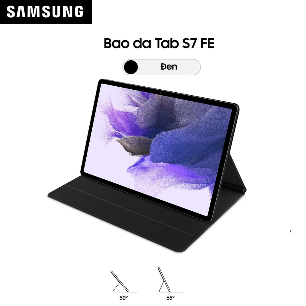 Bao Da Samsung Galaxy Tab S7 Plus / S7 FE và S8 Plus Book Cover - Hàng Chính Hãng