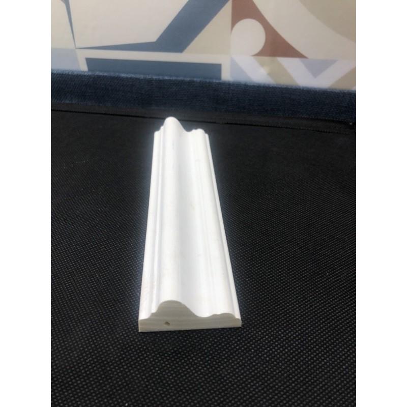 Chỉ nhựa PU xốp bản 4.3cm trắng thô thích hợp sơn thay đổi màu sắc