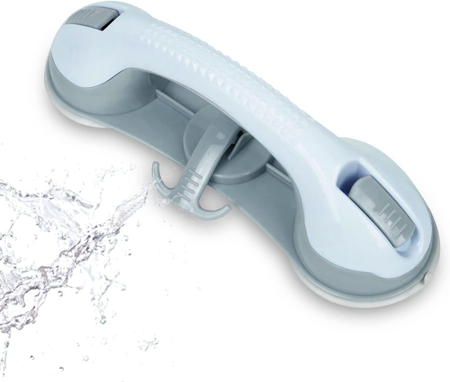Thanh hỗ trợ WC 29cm, thanh hỗ trợ phòng tắm không an toàn không phải, tay cầm vòi hoa sen với cốc hút, tay cầm bồn tắm cho người già/khuyết tật/trẻ em
