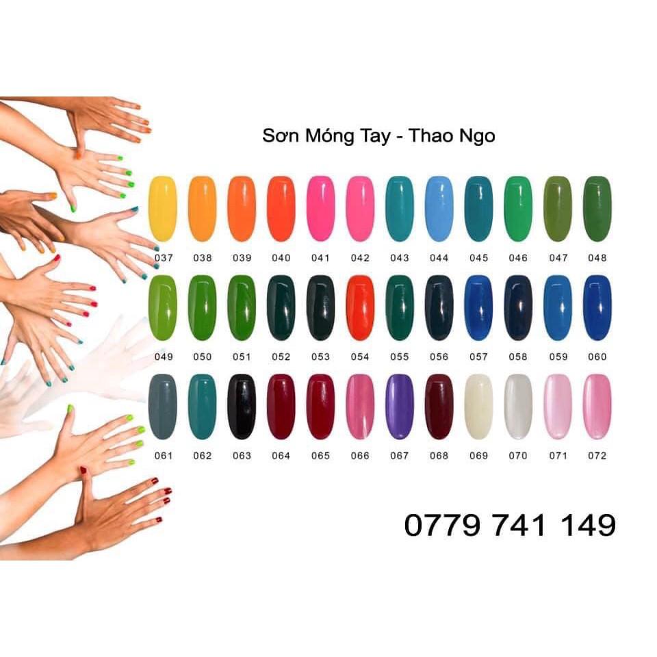 Combo 24 màu Sơn móng tay Ladydream 12ml