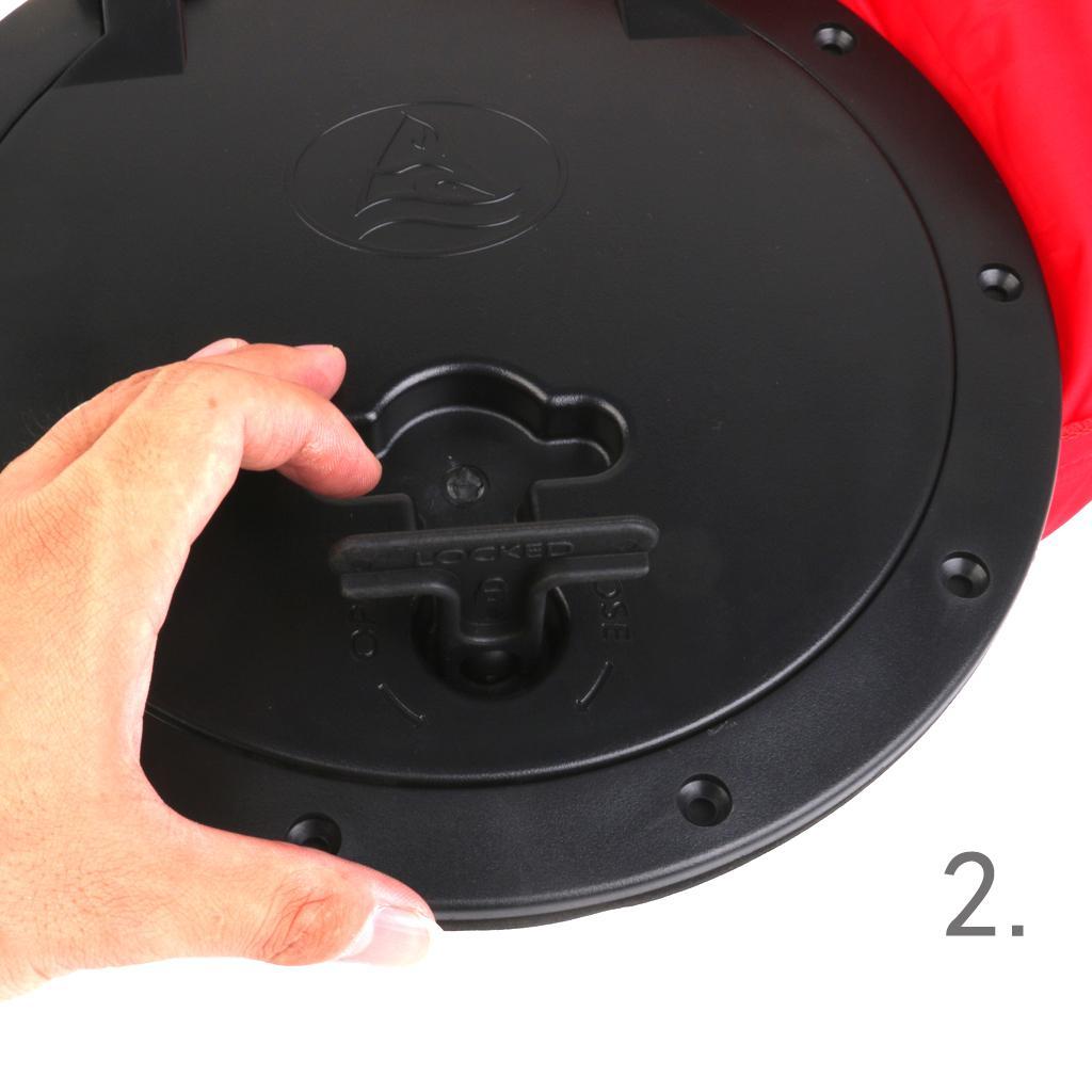 2pcs 6" + 8"   Plate Bag Kit for Marine Boat Kayak Accessory