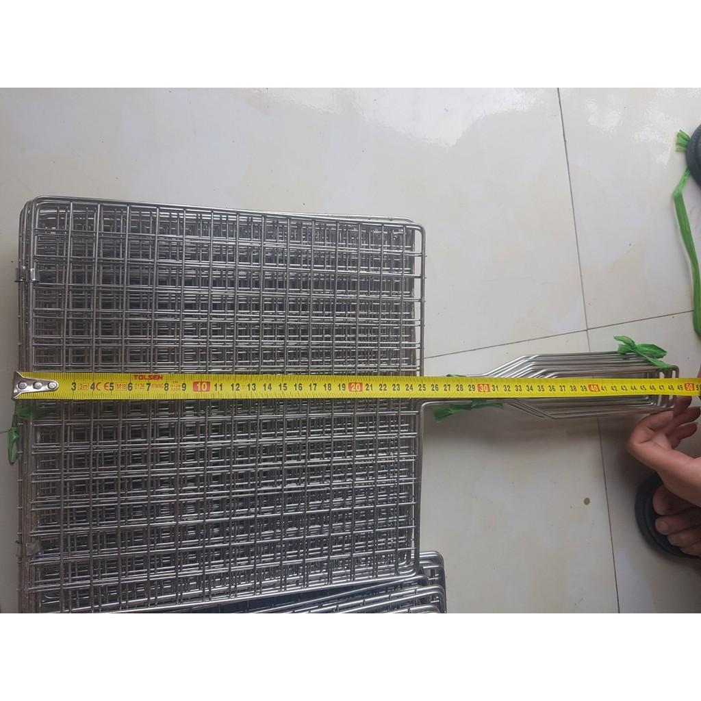 Vỉ nướng thịt inox 304 nhiều kích cỡ dùng nướng thịt, nướng cá, nướng mực cực tiện dụng