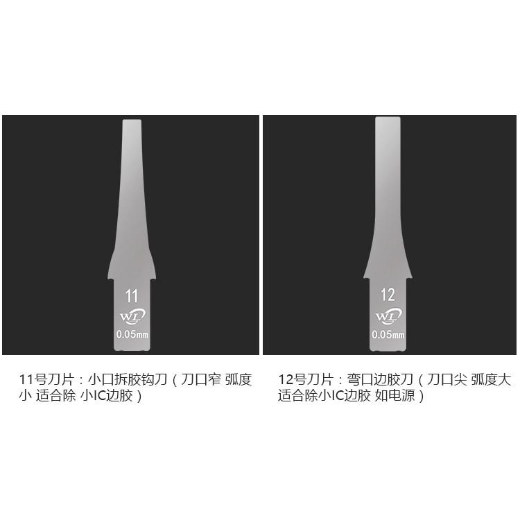 Bộ lưỡi dao đục, tách iC, cạo keo WL