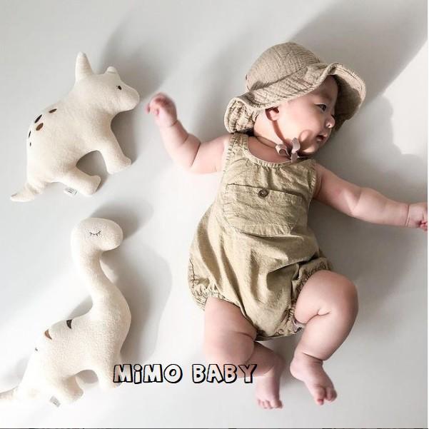 Thú bông organic cho bé ôm, đạo cụ chụp ảnh phong cách hàn quốc Mimo Baby cho bé