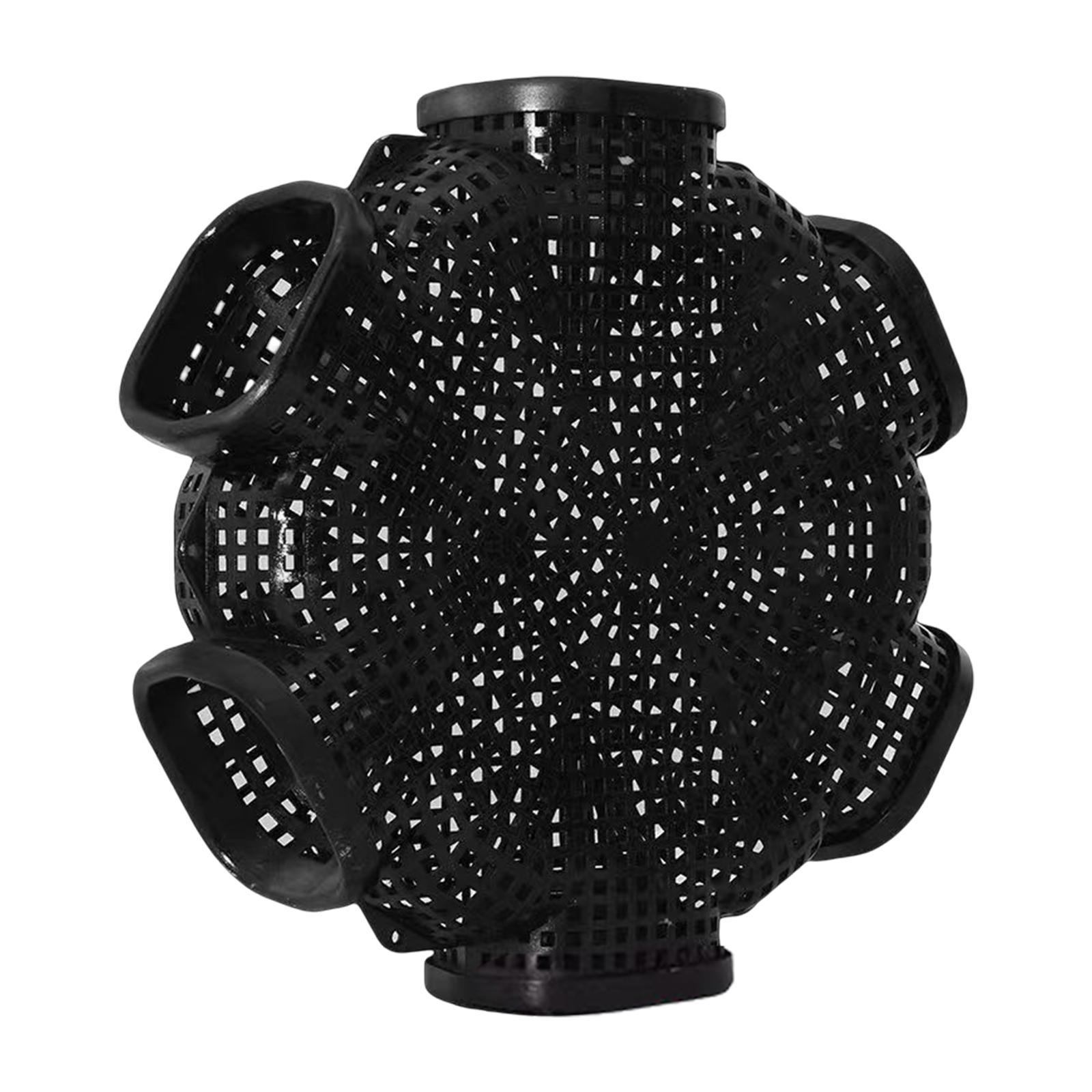 6 Hole Fishing Eel Cage Trap Loach Cage Fishing Tackle Tool Baits Mesh Fish Shrimp Cage for Crayfish Lobster Eel Minnow Shrimp