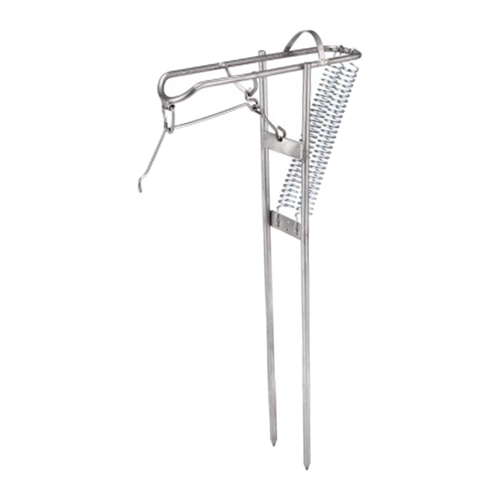 Spring Fishing Rod Holder Rod Stand Fishing Pole Holder Universal Double Spring Ground Support Rod Rack for Bank Ponds Rivers Fishing Tools