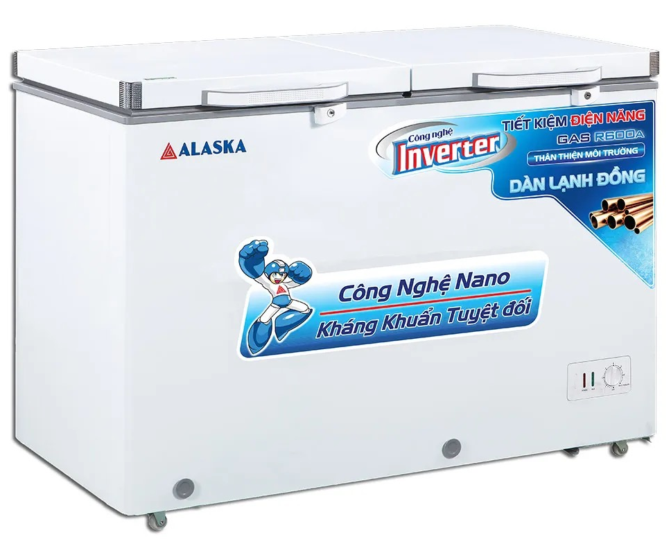 TỦ ĐÔNG MÁT INVERTER ALASKA 500 LÍT BCD-5068CI - hàng chính hãng