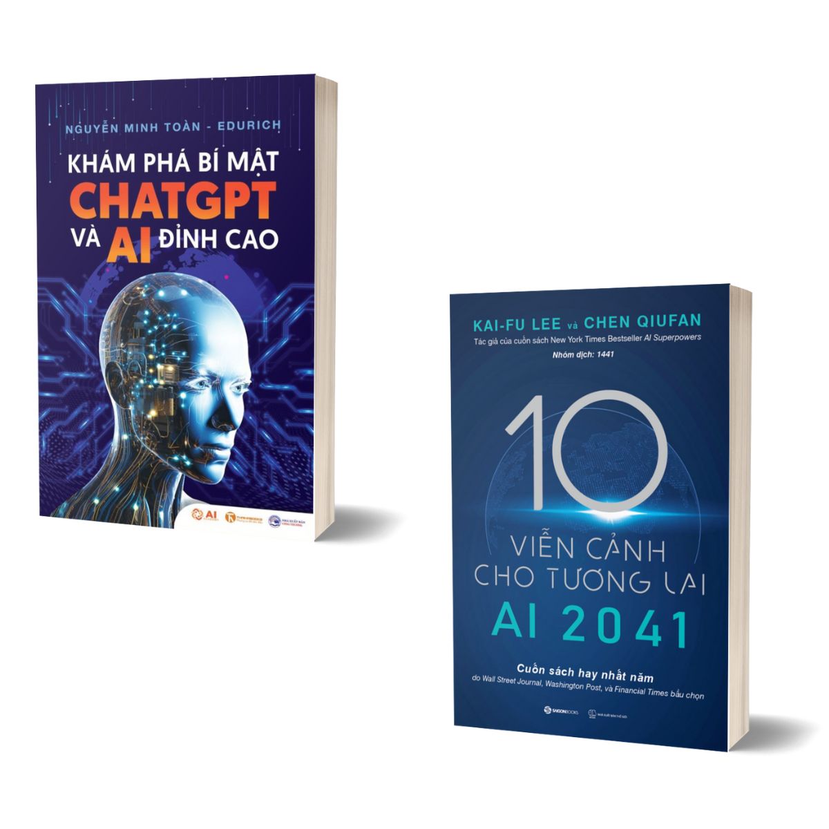 Combo Khám Phá Bí Mật ChatGPT Và AI Đỉnh Cao + AI 2041 - 10 Viễn Cảnh Cho Tương Lai