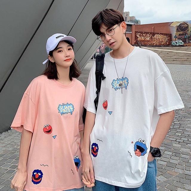 Áo thun tay lỡ form rộng unisex Be Yourself - Kaws Ulzzang