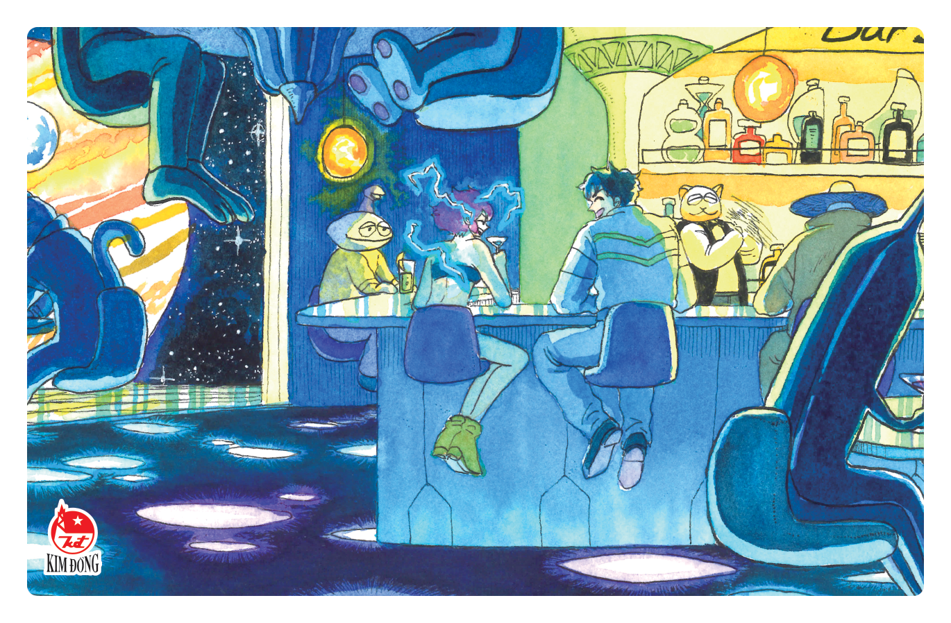 Combo Sazan Và Cô Gái Sao Chổi (2 Cuốn) [Tặng Kèm Set 6 Mini-Card]