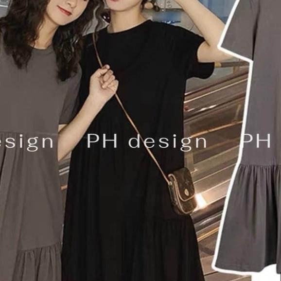 Đầm bầu xinh xếp tầng-Váy bầu xinh chất mát kiểu dáng cực xinh