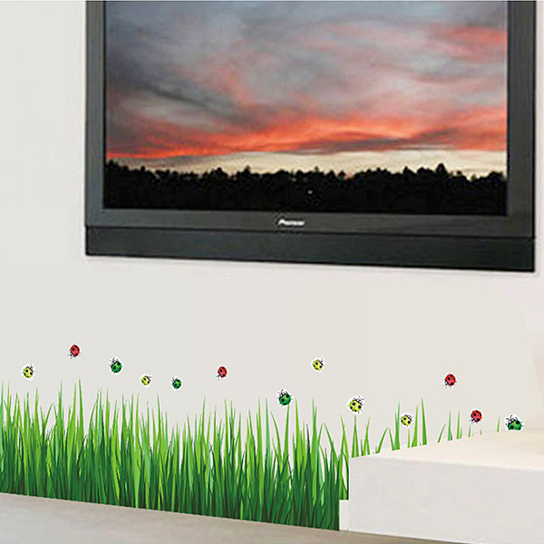 Decal Dán Chân Tường Lúa Xanh - 2 Bộ