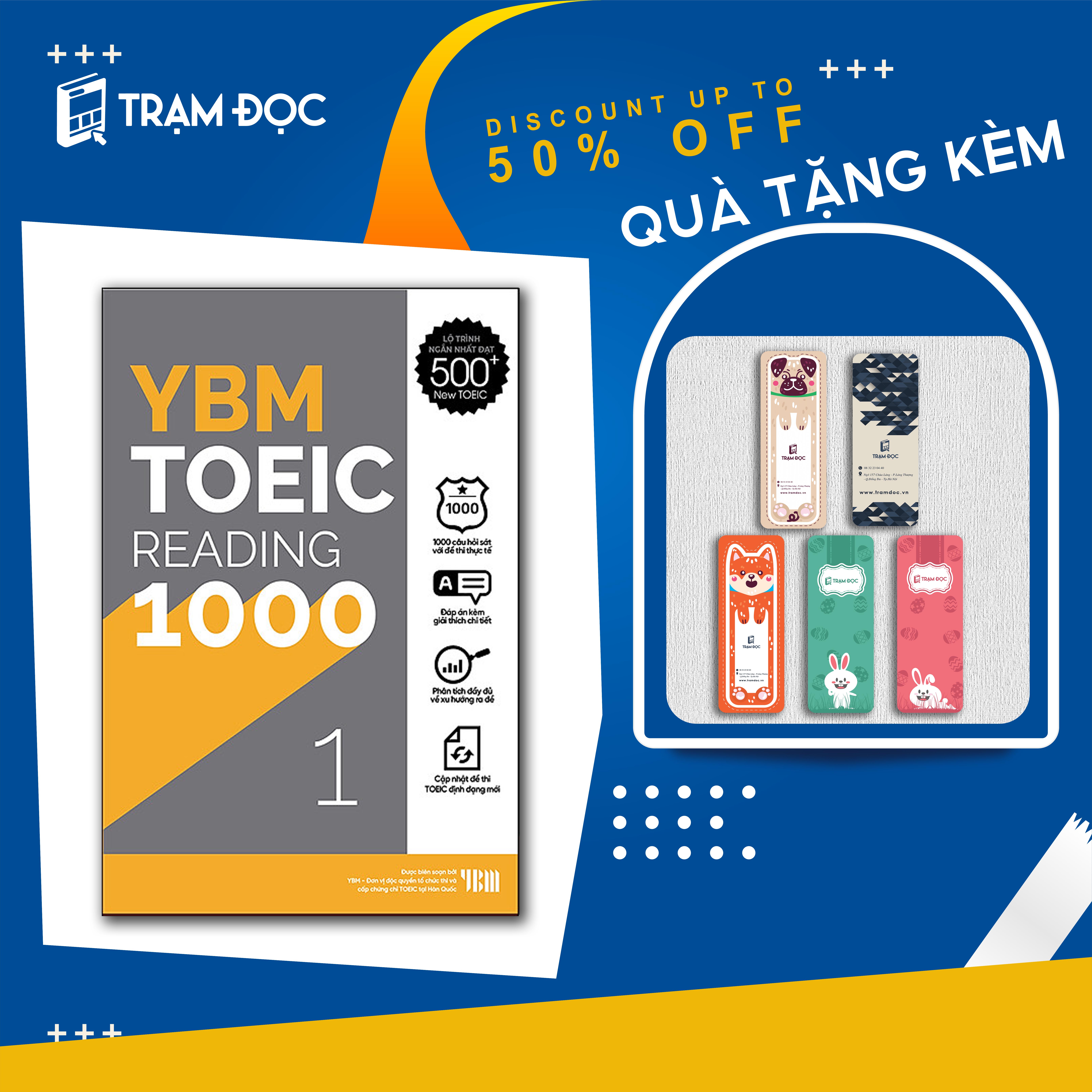 Trạm Đọc Official | YBM Toeic Reading 1000 - Vol 1