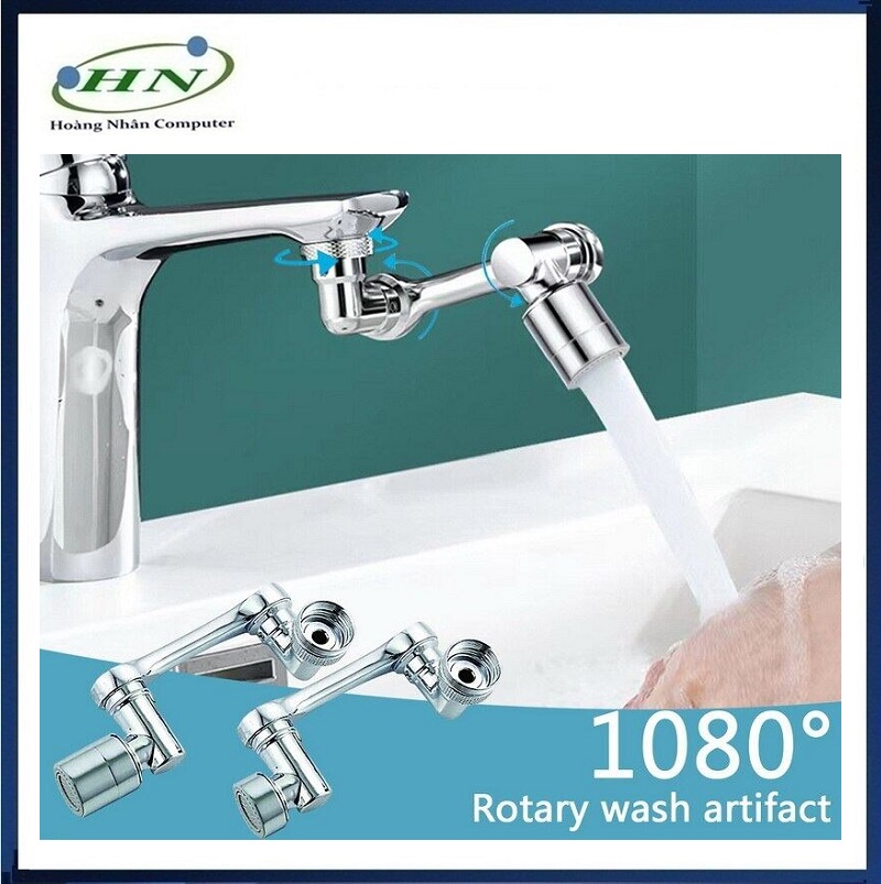 ĐẦU VÒI XOAY 1080 ĐỘ MỞ RỘNG NỐI DÀI BẰNG NHỰA - HN